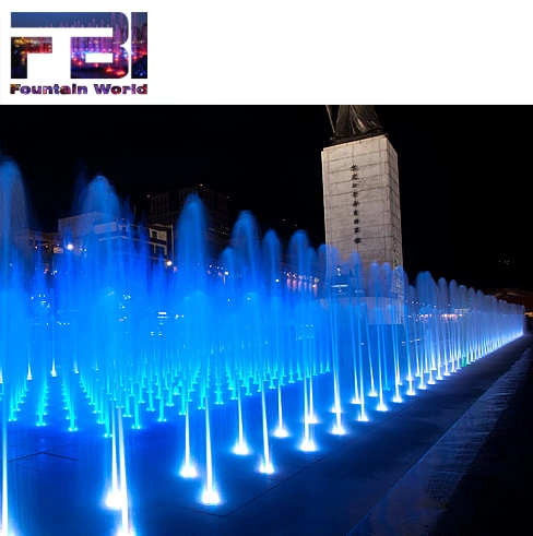 DMX 512 Controlled RGB Kids Playing Outdoor Fountain