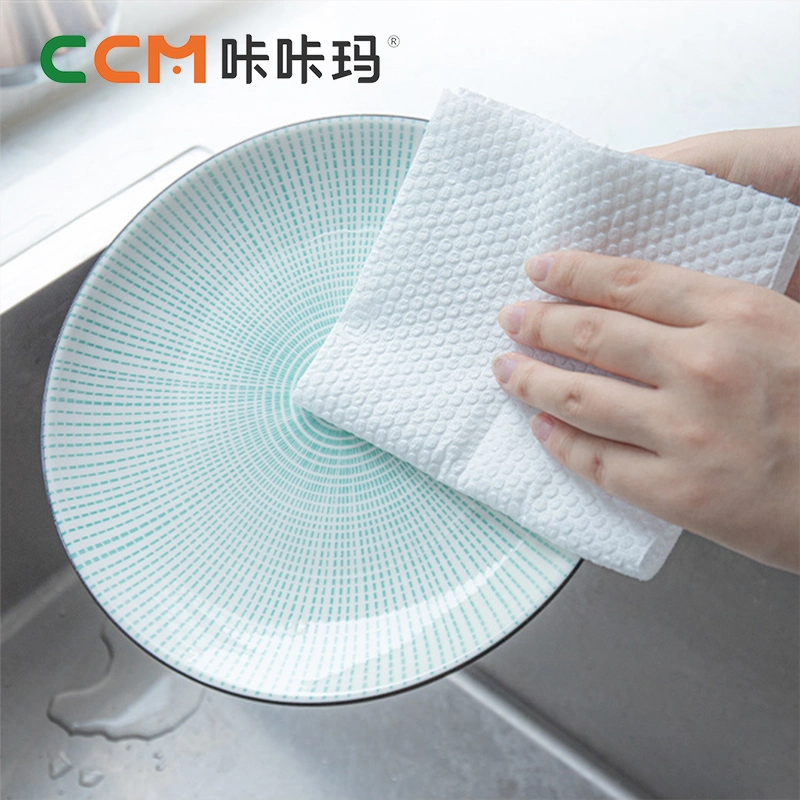 Eco-Friendly Cleaning Wiping Rags Dishcloth Super Absorbent Disposable Kitchen Cleaning Towels