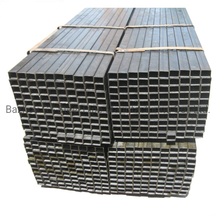 Construction Material ERW Rectangular Steel Pipes and Tubes / Black Carbon Pipe Rhs Rectangular Hollow Section