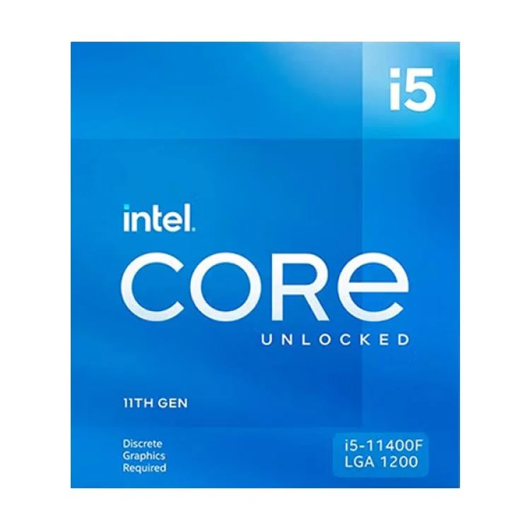 Desktop Processor Intel Core I5 11400f 6 Cores 4.4 GHz LGA1200 Computer Parts CPU