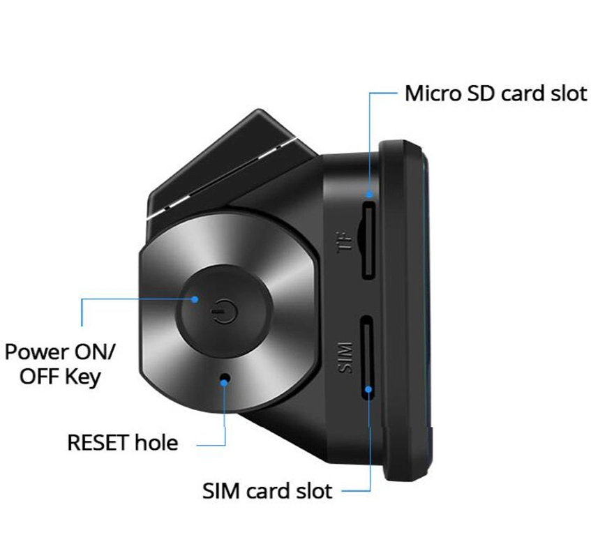 Mini Dash Cam Front and Rear with Night Vision, Full HD 1080P 3.0" LCD Wi-Fi, Loop Recording, G-Sensor, Parking Monitor Esg12910