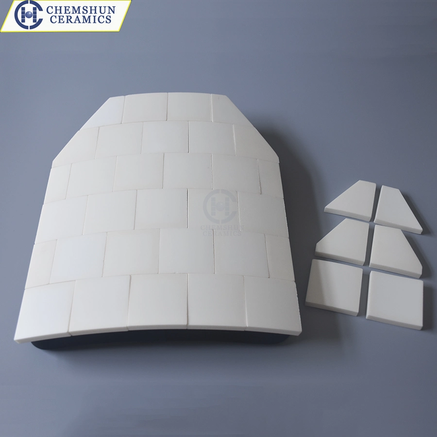 High Protection Alumina Ceramic Ballistic Plate for Body Armor Insert