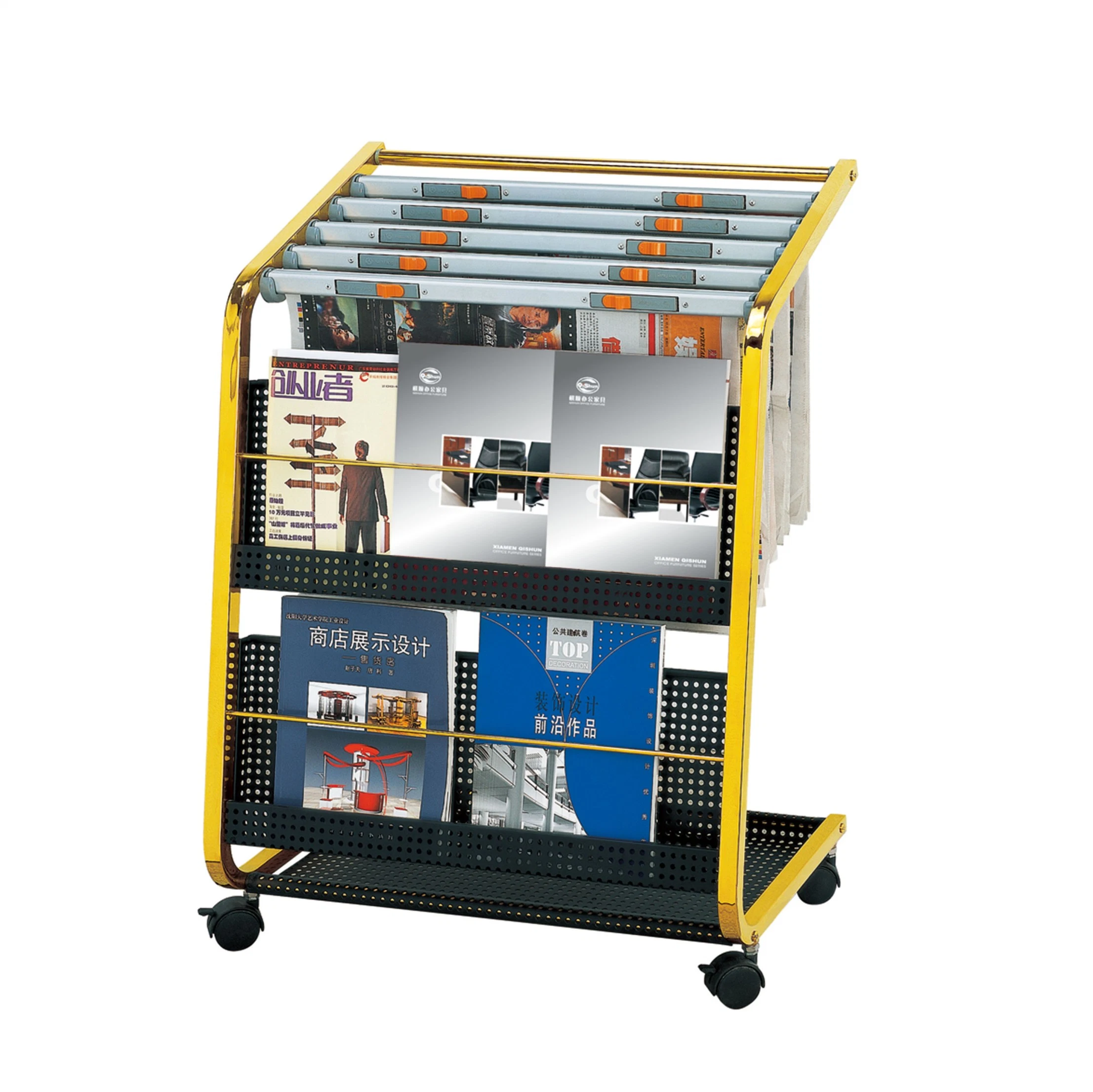 Newspaper Stand for Lobby with Stainless Steel (CJ-10)