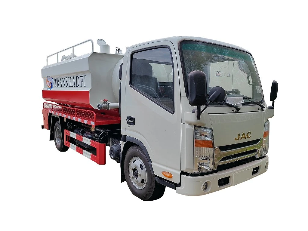 Low Price JAC 6 Wheel 5000liters High Pressure Cleaning Sewage Suction Vacuum Truck for Sale