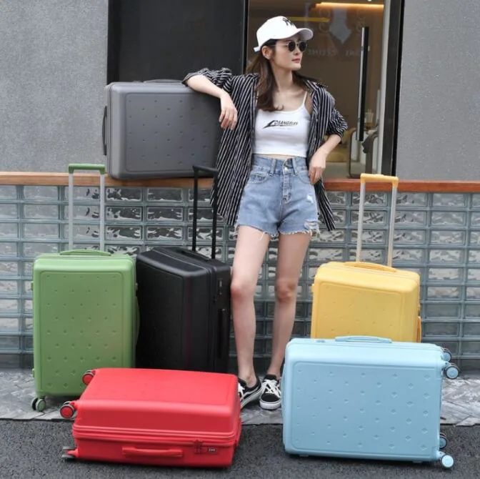 Ladies Trolley Spinner Suitcase Hard Side Suitcase Wheel Luggage