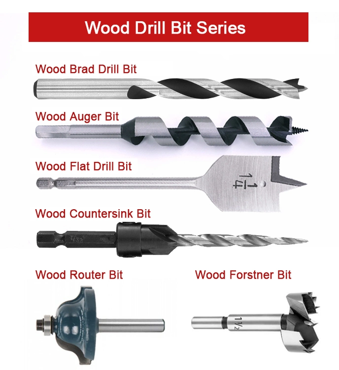 Camping perforar madera Mano Bolsillo Utilice brocas del sinfín de herramientas de venta al por mayor conjunto de bits