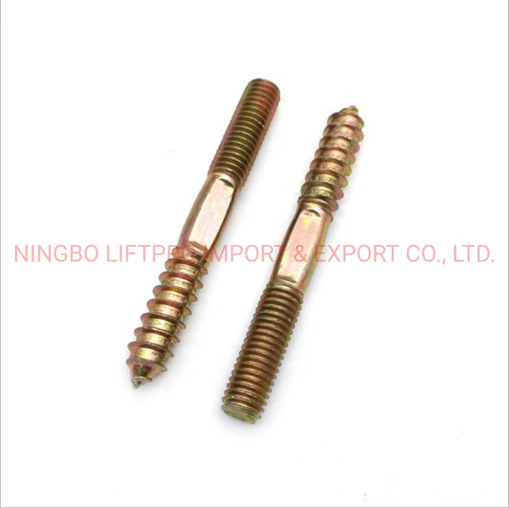 Factory Wholesale/Supplier Double Head Carbon Steel Rod Screw Double End Adjustable Threaded Rod