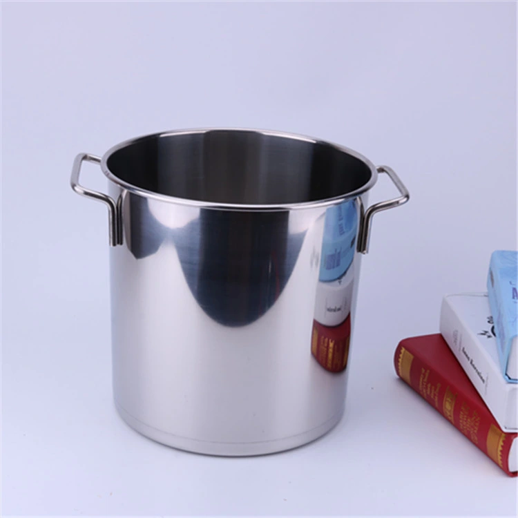 Hotel Restaurant Commercial Soup Bucket Household Large Pot Set Thickened 304 Stainless Steel Pot