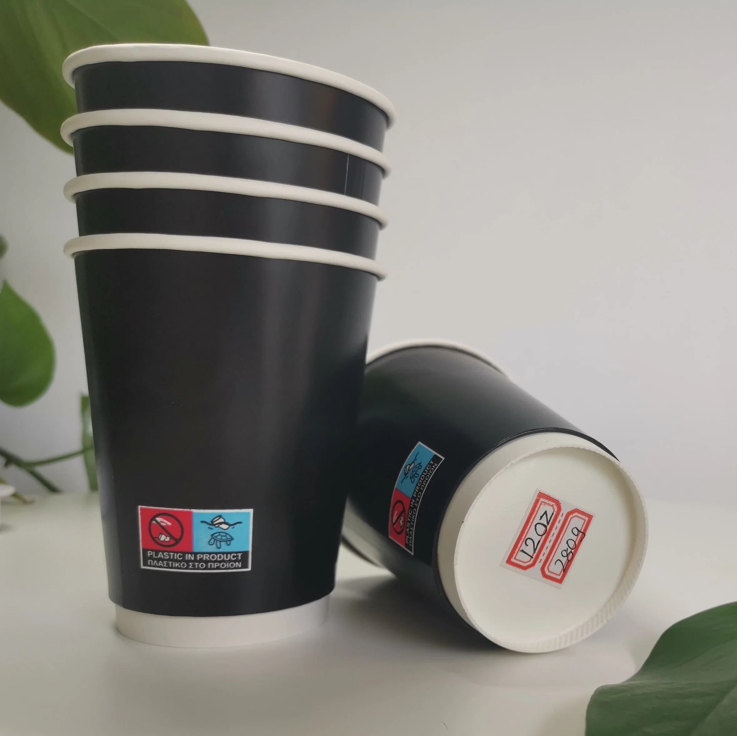 Factory Supply Good Quality 260g +18PE Double Wall 8 Ounce (oz) Disposable Paper Cup/Mug Coffee or Tea