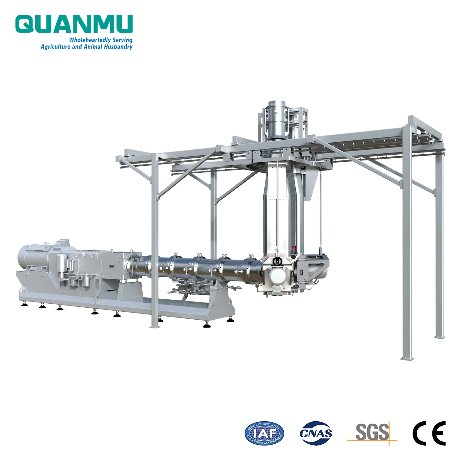 Best Price of Floating or Sinking Fish and Aquatic Animal Feed Pellet Twin Screw Extruder Machinery in Feed Processing Machinery