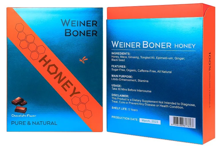 Wholesale 100% Sexual Weiner Boner Spoon Honey Sweet Natural Honey No Side Effects No Headache Best Material Honey
