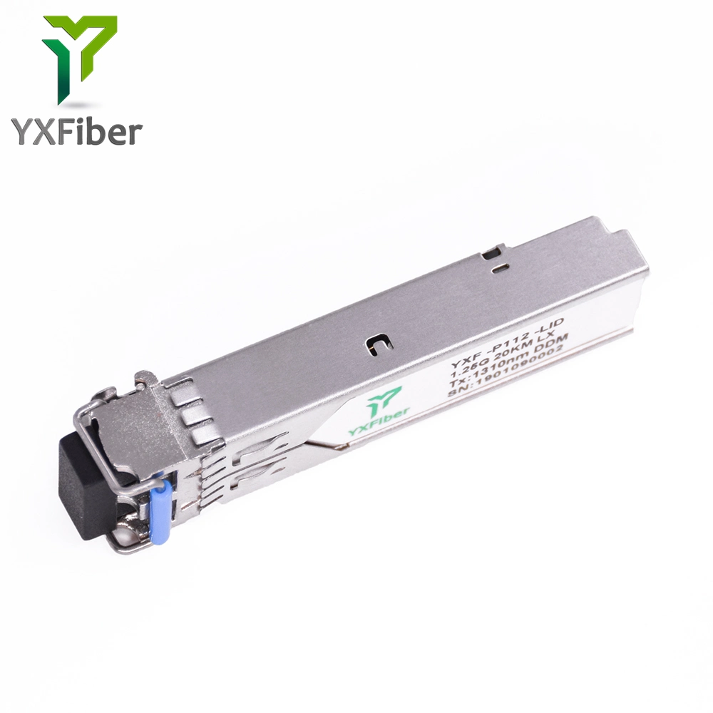 Fiber SFP Optical Transceivers SFP Module Lx 1.25g 20km SMF Duplex LC Fiber Optical Wdm Factory