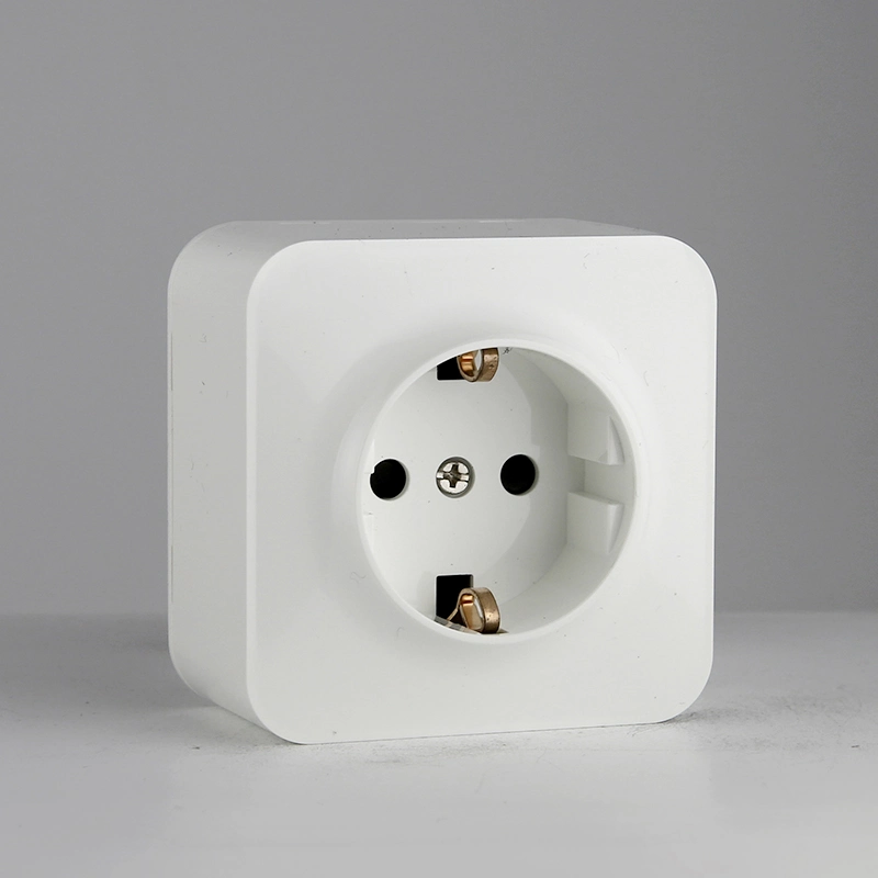 European Style Surface Mounted Wall Power Schuko 2P+E Socket