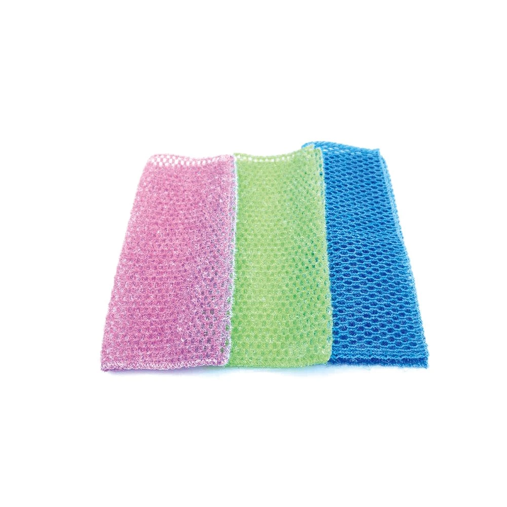 Glitter Various Metallic Kitchen Dish Cloth Sponge Quick Dry Hygienic Mesh Type Scrubber Made by Korea