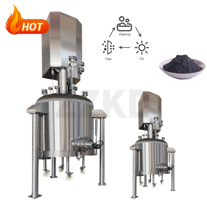 Pharmaceutical GMP Grade Agitated Nutsche Filter Dryer Washer and Dryer Vacuum Nutsche Filter Dryer