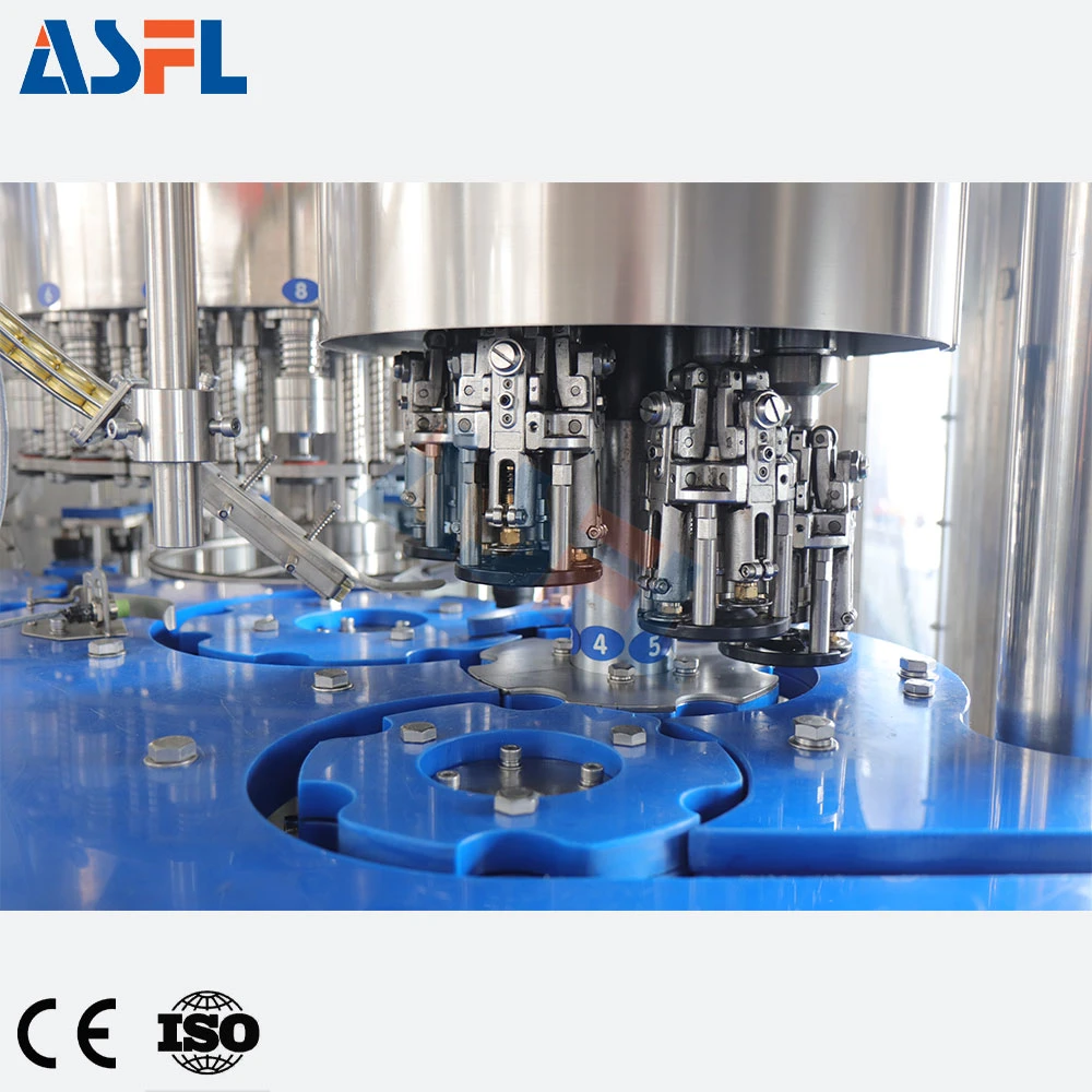 Automatic Liquor Alcohol Grape Wine Filling and Capping Machine with Glass Bottle Production Line