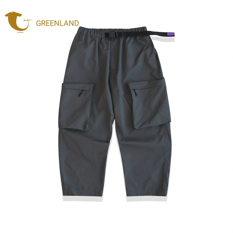 OEM Custom Mens Workout Long Pants Elastic Waist Nylon Casual Trousers Wholesale Cotton Joggers Casual Harem Pants with Pockets