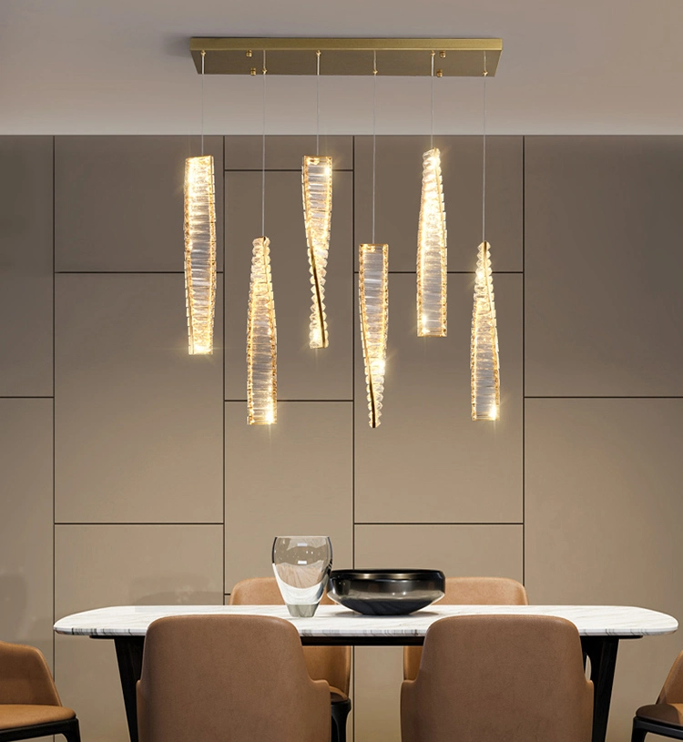 Desde o design de iluminação de Cristal Lustre Estilo Simples quarto sala de jantar