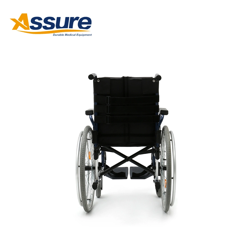 OEM European Style Non Power Folding Commode Wheelchair Manufacturer