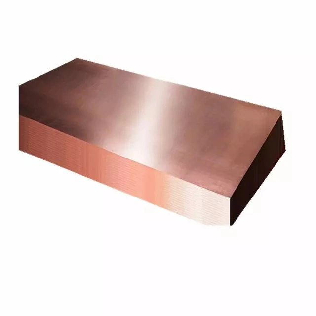 Customized 99.9% 0.3mm 0.5mm 1mm 1.5mm 2mm 3mm 4mm Pure Flexible Copper Plate for Industry and Building