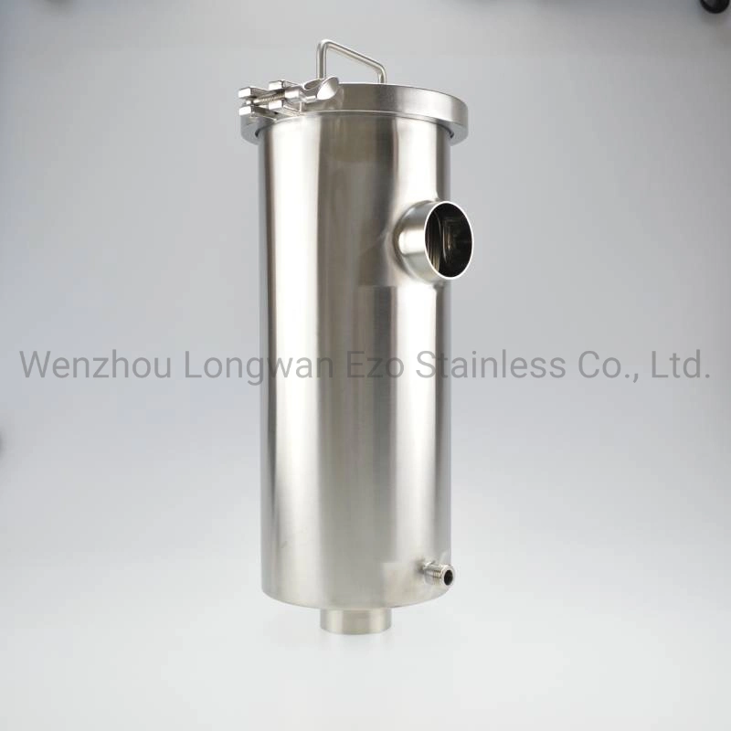 Stainless Steel Sanitary Hygienic Well Sceen Jacket Filter Strainer for Milk Water Beverage