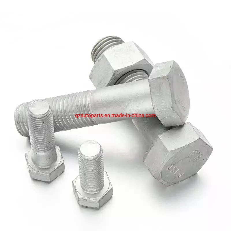 Popular los tornillos de cabeza hexagonal de acero de grado 8.8 DIN tornillo hex.