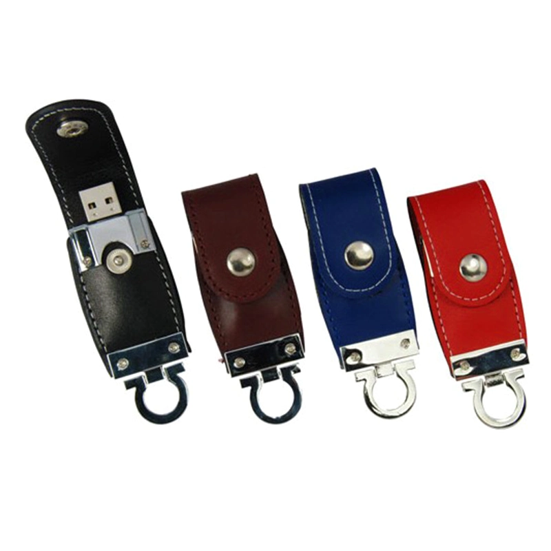 Key Buckle Iron Chain Leather USB Flash Disk USB Flash Unidad USB controlador USB memoria USB unidades flash