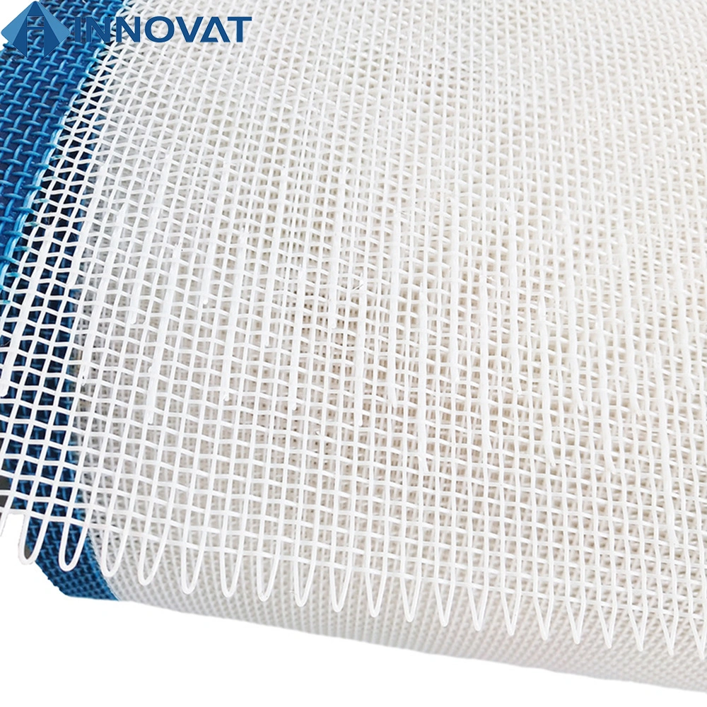 Polyester Mesh Conveyor Belt for Sludge Dewatering Polyester Industry Filter Screen Mesh Belts Linear Screen Cloth Polyester Plain Weave Mesh Polyester Mesh