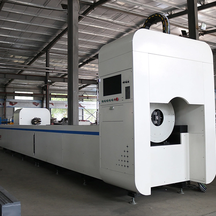 Preço de fábrica 1000W para o tubo de metal de transformação de fibras CNC Laser máquina de corte