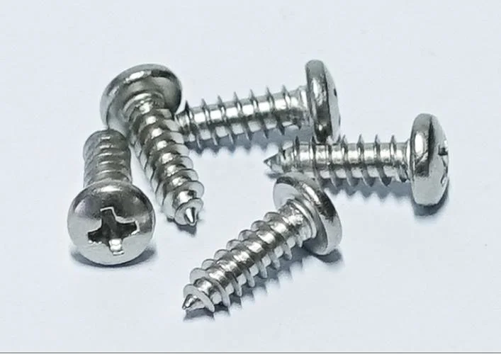 Cross Recess Pan Head Self-Tapping Screw Stainless Steel Round Head Self-Tapping Screw