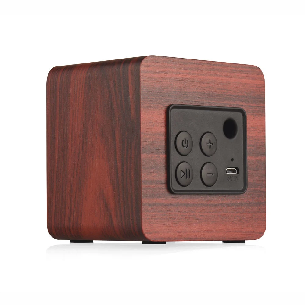 Popular Customized Wood Bluetooth Speaker for Mobile Phone Portable Mini Speaker