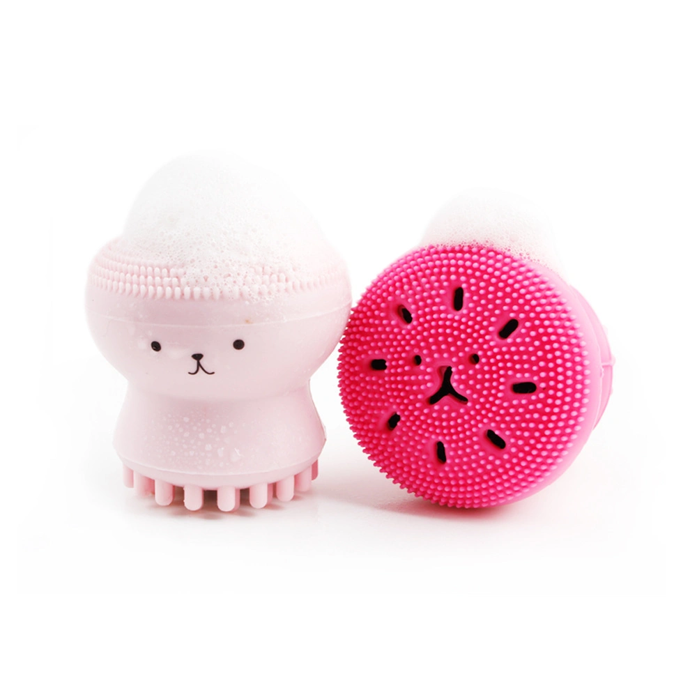 Hot Sale Super Soft Mini Octopus Silicone Facial Cleansing Brush