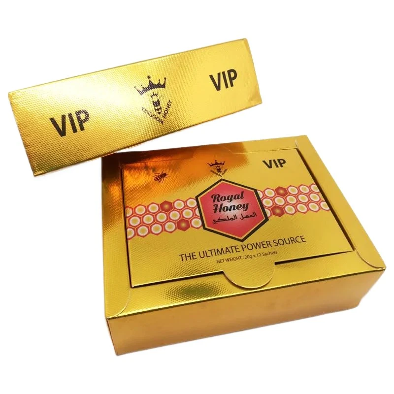 Venta caliente Miel Natural de Marca dorada para el Hombre Etumax VIP Royal Honey