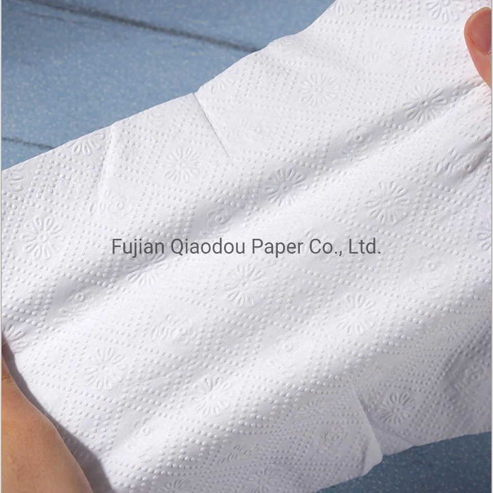 Qiaodou Embossed Absorb Quickly Reasonable Price Family Tissue