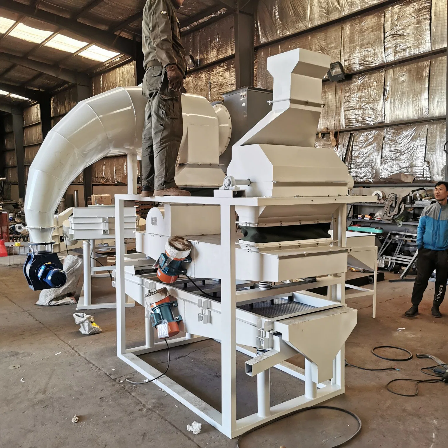 Pakistán La tuerca de pino Sheller dispensador de semillas de girasol Peeling Avena Dehulling sandía de la máquina que separa la máquina