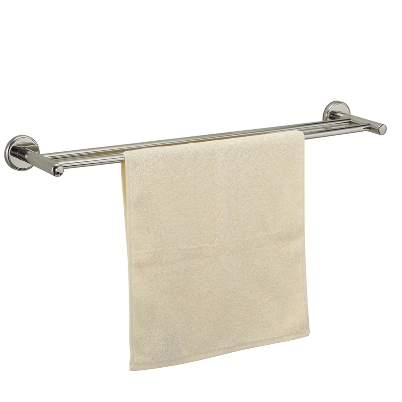 Stainless Steel Double Bath Towel Bars Bathroom Wall Mounted Towel Hangers