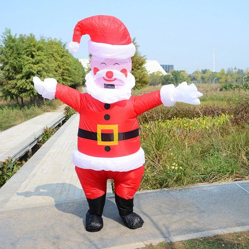 2023 New 120CMH Inflatable Santa Waving Hand with Gift Box with High quality/High cost performance 