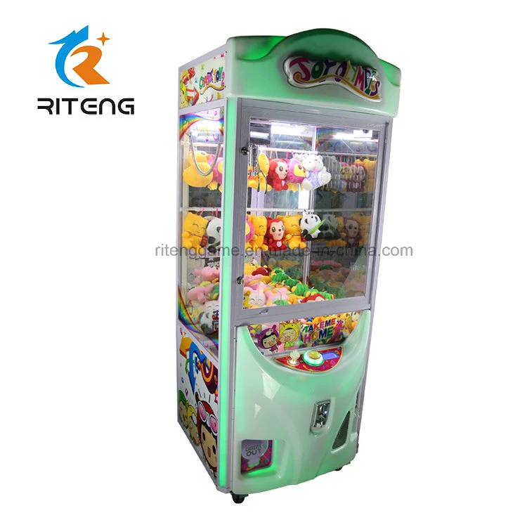 Coin Operated Plush Toy Claw Crane Machine for Leisure Center