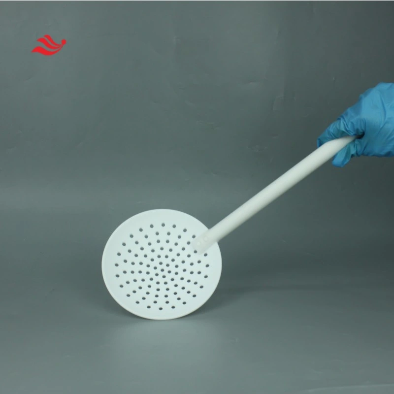 PTFE Colander Utensilios de laboratorio cuchara de pesca Limpieza a gran volumen Vaso de precipitado