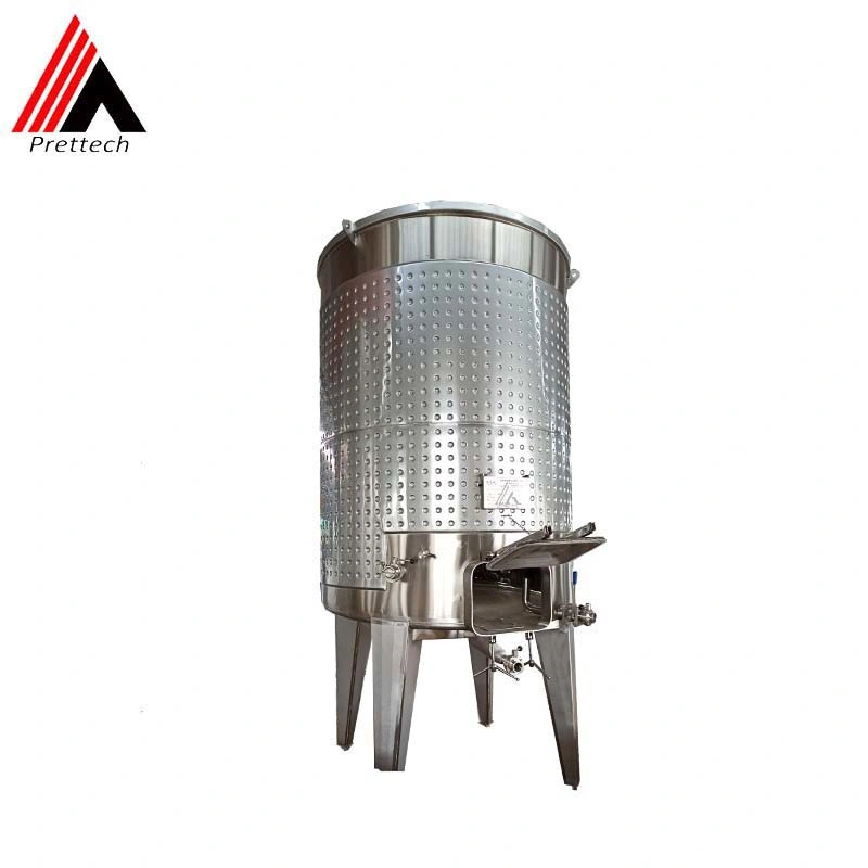 Customized Red Wine Open Top Fermenter Wine Fermentation Tank