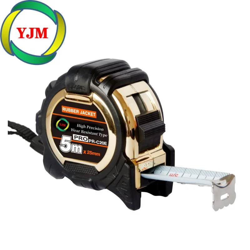 3m/5m/10m High Precision Wear-Resistant Tape Measure with Plastic Housing and Point Brake Button