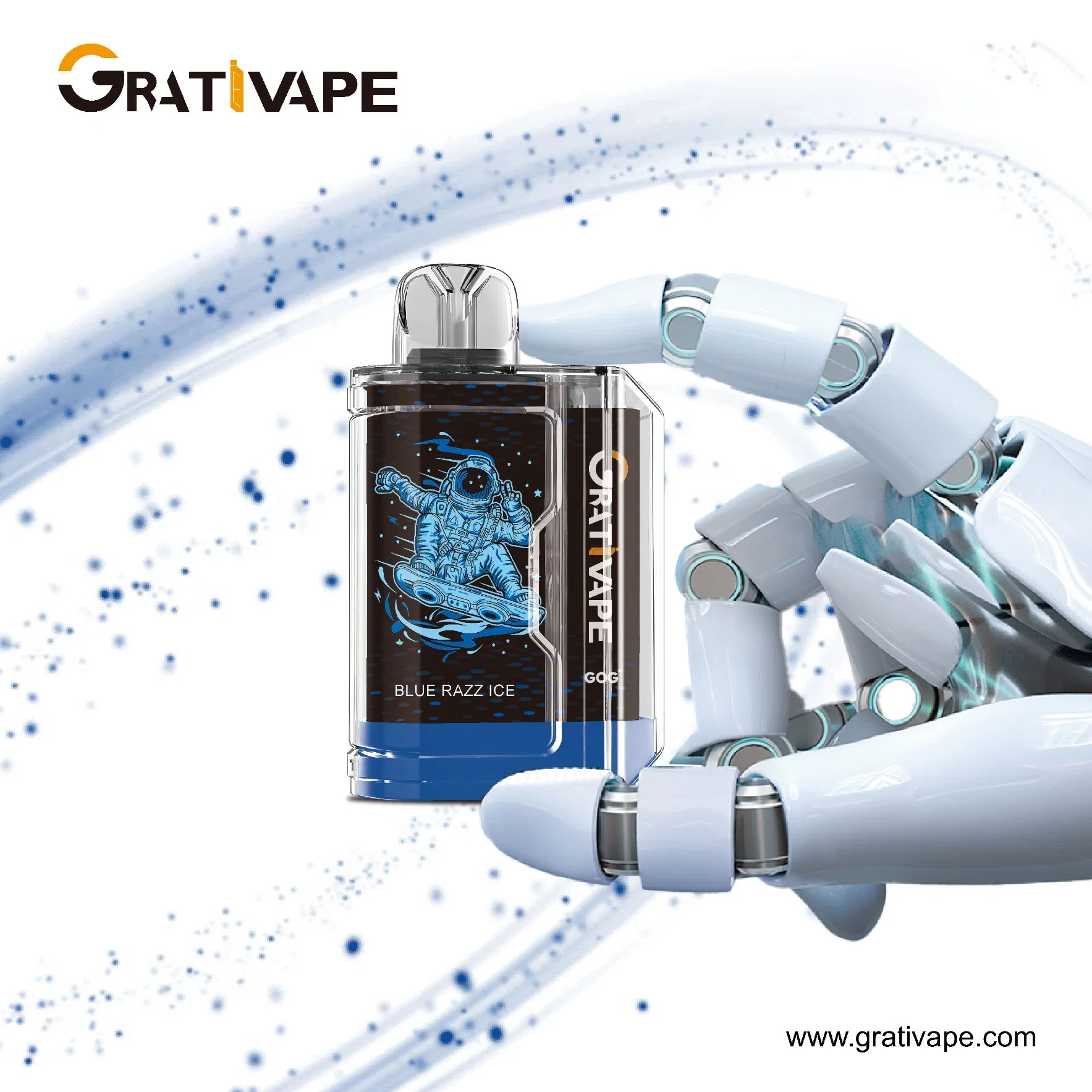Grativape Gbot 10000 Puffs 5% Nic Vape to The Future 650mAh Disposable Elf E-Cigarette OEM&ODM Original Factory Wholesale Vape