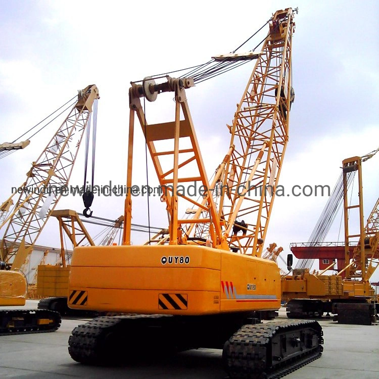 China Fabricante 50 Ton guindaste de Esteiras Quy50 com bom motor