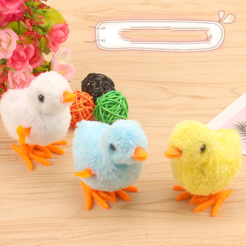 Wholesale Stress Relief Plush Chick Clockwork Toy Gifts for Kids