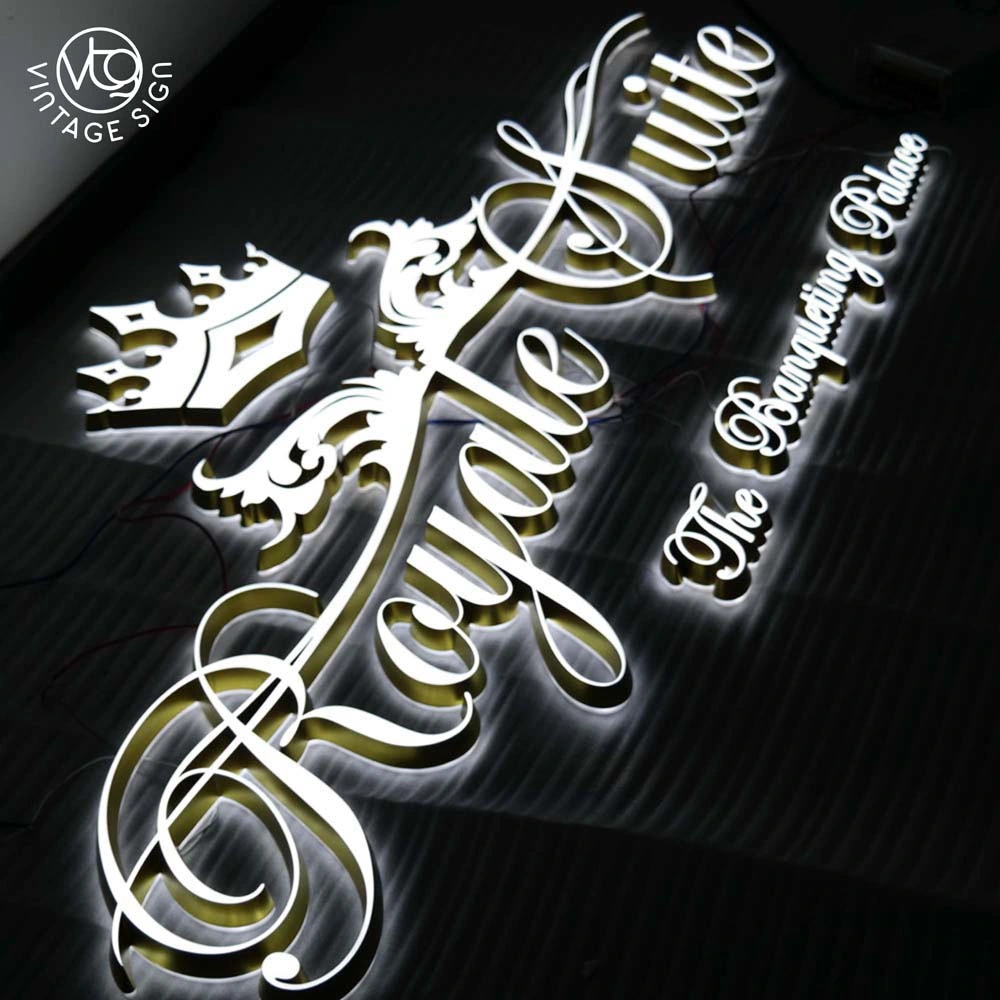 Letter Lights Custom Business Sign 3D Metal Letters and Numbers LED Sign
