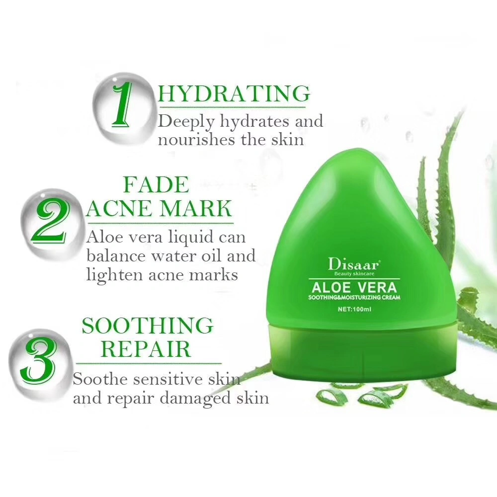 Aloe Vera Soothing Moisturizing Cream for Beauty Skincare 100ml