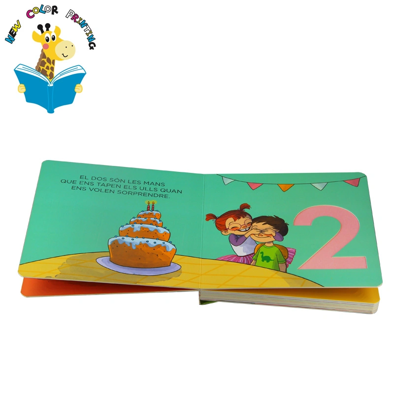 Numbers and Shapes Die Cut Children Learning Board Book