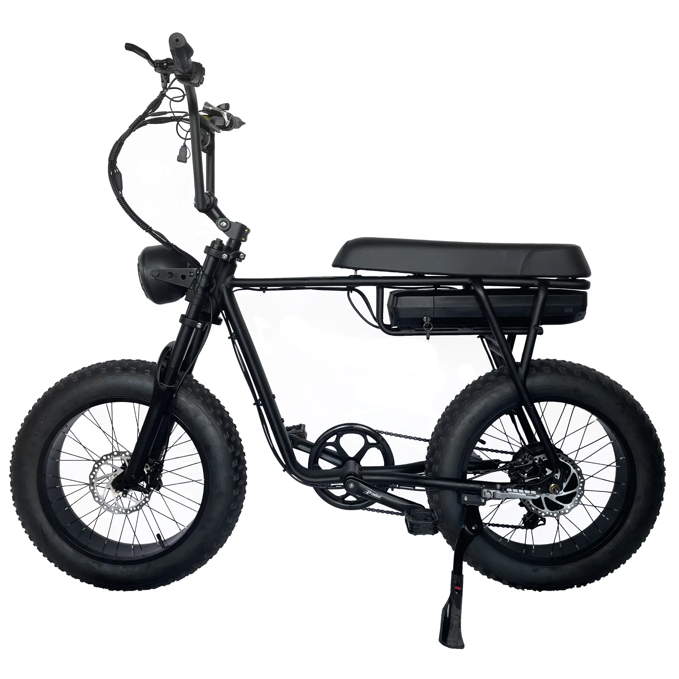 ATV Vélo électrique 750W 1000W Moteur 48V 20 pouces Pneu gras Vélo électrique longue portée hors route Affichage MID Drive Moto Frein hydraulique Vélo électrique.