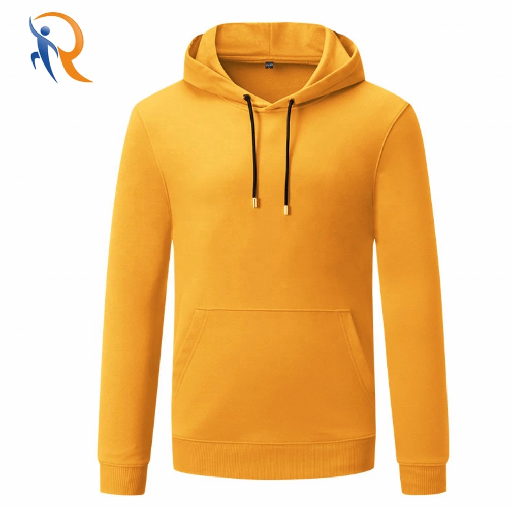 Custom Super Soft Thick Factory Mens Fleece Hoodies Clothing