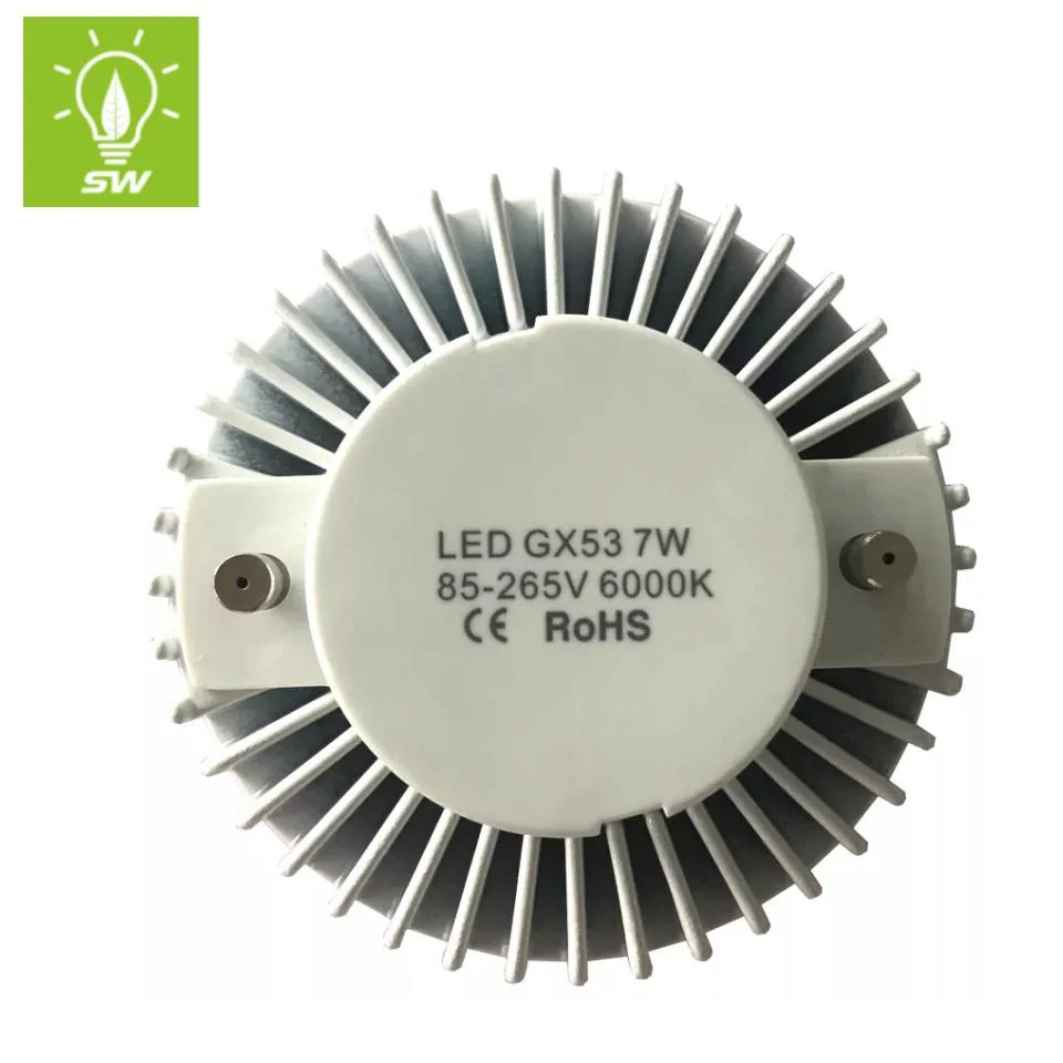 Aluminum Die Casting Gx53 LED Lamps Base 4W 6W 8W 10W 12W 15W 16W 18W with Certificates of CE RoHS